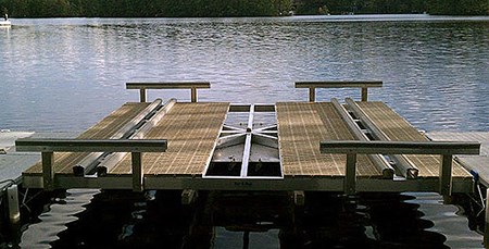 Float Plane Lift Out of Water